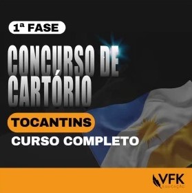 1ª Fase – Concurso de Cartório/Tocantins – Curso Completo