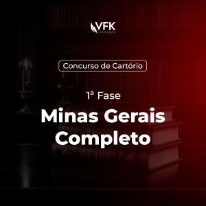 1ª Fase – Concurso de Cartório – Minas Gerais Completo